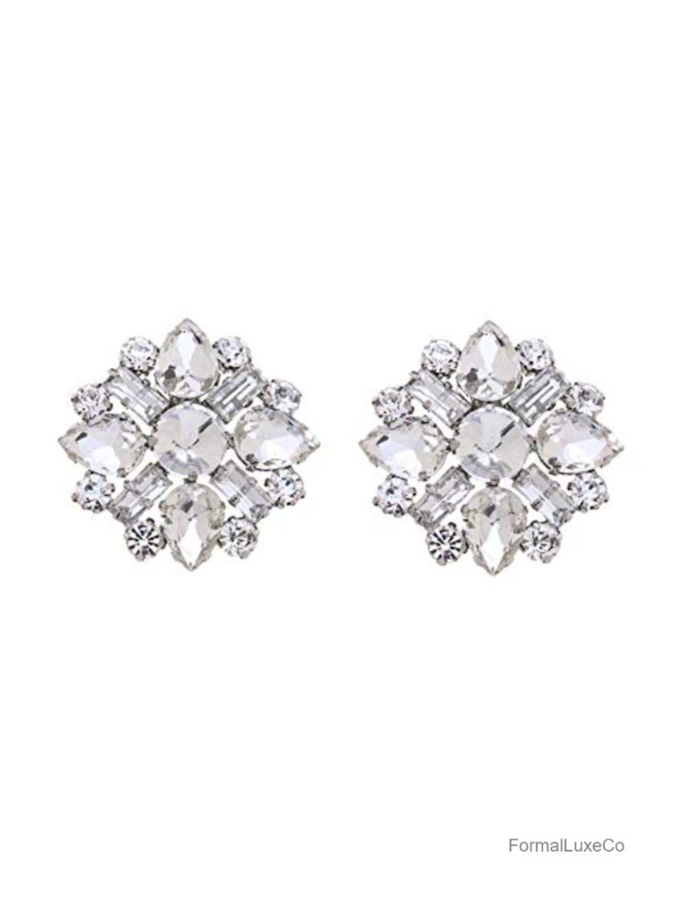 Rhinestone Shoe Clips Crystal Buckle Decoration for High Heels Flats